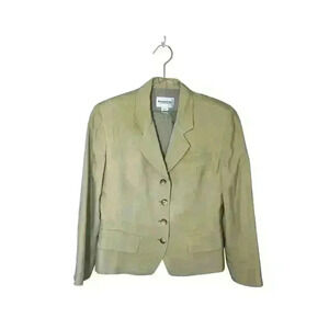 Emanuel ungaro woman’s blazer size 4/38 made of wool & silk with shoulder pads